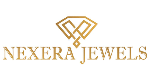 Nexera Jewels logo with a gold design on a white background