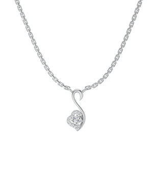 Love Bird 950 Silver Necklace