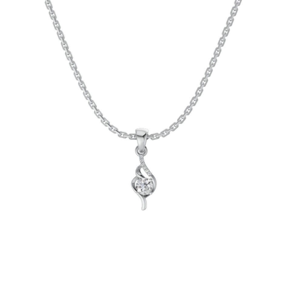 950 Silver Love Knot Necklace