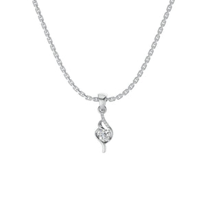 950 Silver Love Knot Necklace