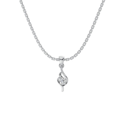 950 Silver Love Knot Necklace