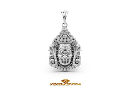 950 Silver Mahakaal Pendant