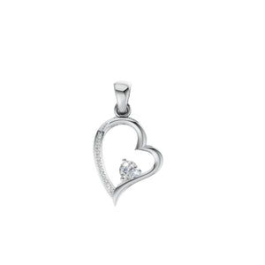 950 Silver Valentina Heart Pendant