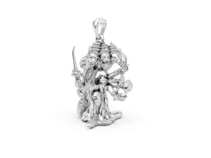 950 Silver Panchmukhi Hanuman Ji Pendant