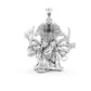 950 Silver Panchmukhi Hanuman Ji Pendant
