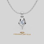 950 Britannia Silver Swirl Necklace with Box Chain