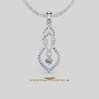 950 Silver Vintage Royal Necklace with Link Chain