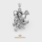950 Silver Sanjeevni Booti Hanuman Pendant