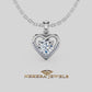950 Silver Love Heart Necklace