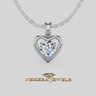 950 Silver Love Heart Necklace